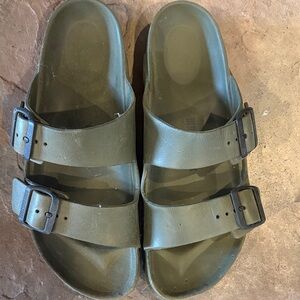 Birkenstock Green Double Strap Sandals